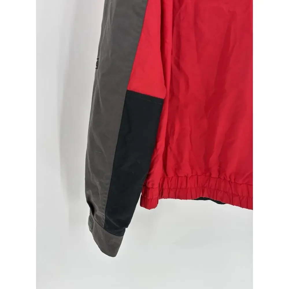 The North Face Vintage Jacket Mens Large Red Black 90s Ultrex Burlington Extreme